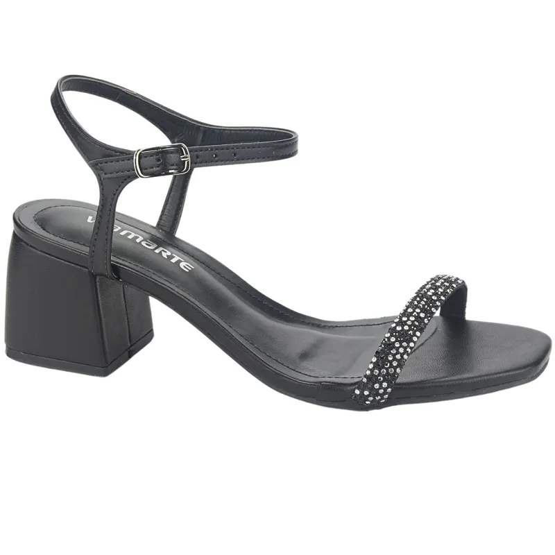 VIA MARTE - Sandalia Mujer Negro Casual Via Marte 23-9707
