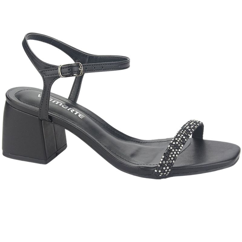 VIA MARTE - Sandalia Mujer Negro Casual Via Marte 23-9707
