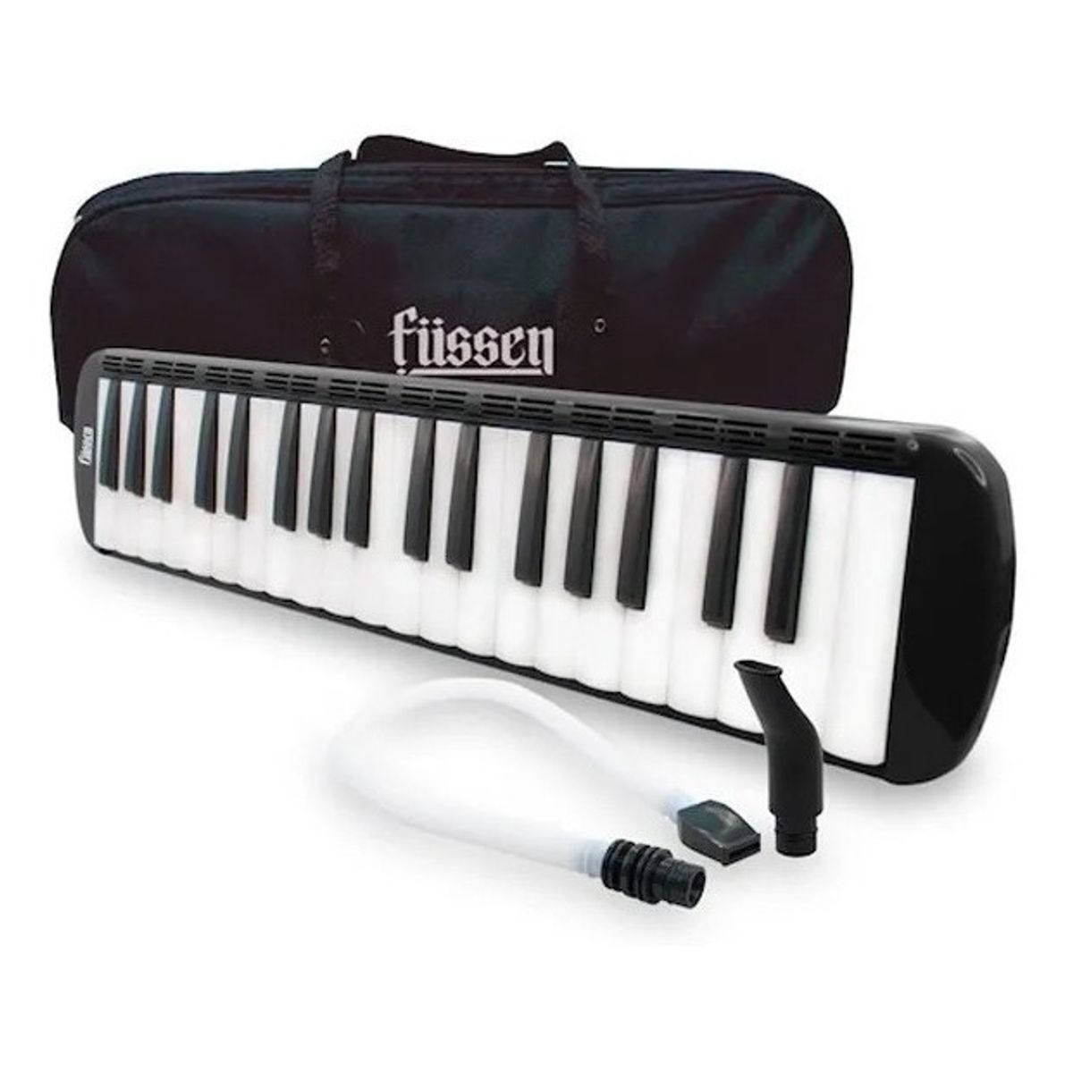 FUSSEN - MELÓDICA 37 NOTAS + ESTUCHE & BOQUILLA NEGRO FUSSEN 08765