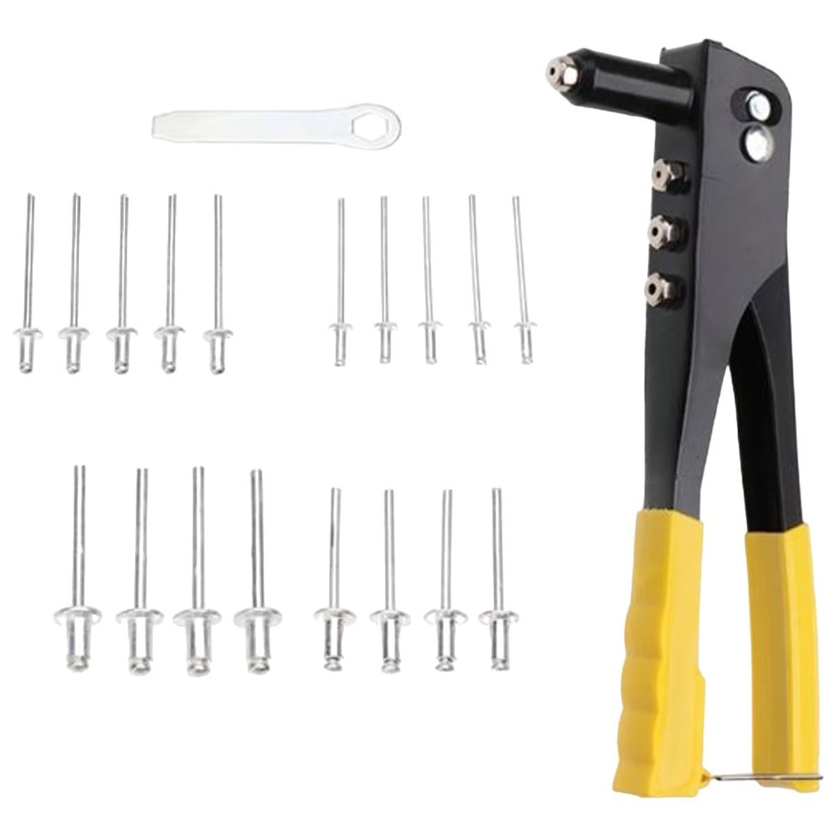 CARLOS I - Remachadora Manual 4boquil C/juego De Remaches Carlo 6000561