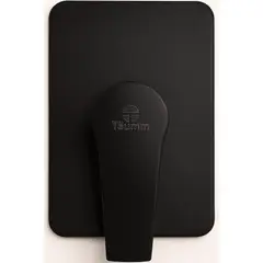 TAUMM - LLAVE MONOMANDO DUCHA AL MURO NOTTE NEGRO