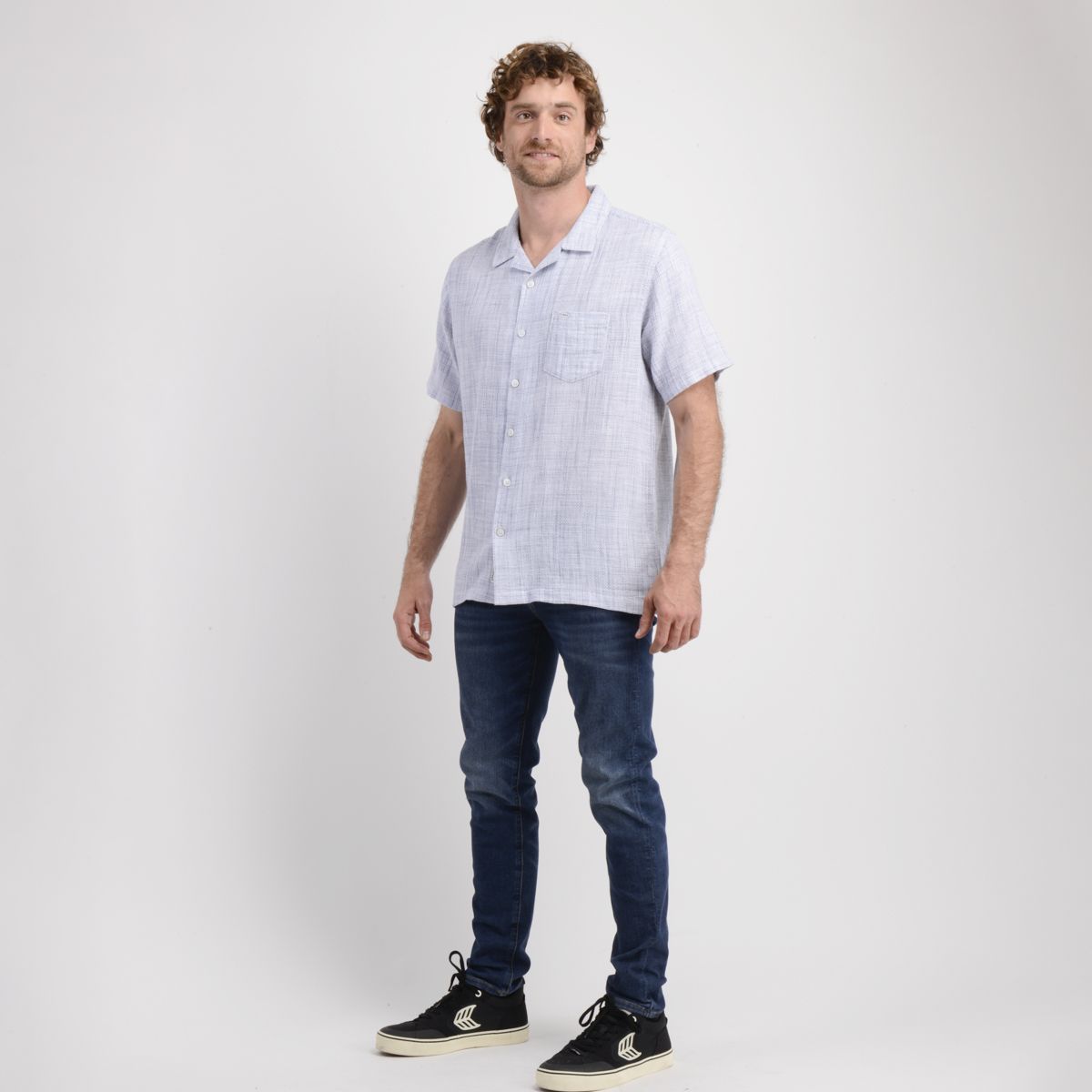 O'NEILL - CAMISA MANGA CORTA PITCH AZUL