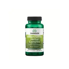 SWANSON - Adaptogenic Herbal Complex with Rodhiola Ashwagandha & Ginseng - 60 Cápsulas