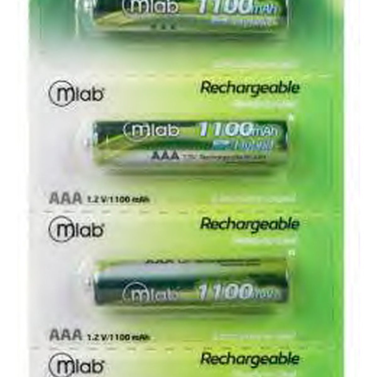 MLAB - Pilas Recargables Pack 5 Aaa Hibrid Rec 1100mah Mlab 07912