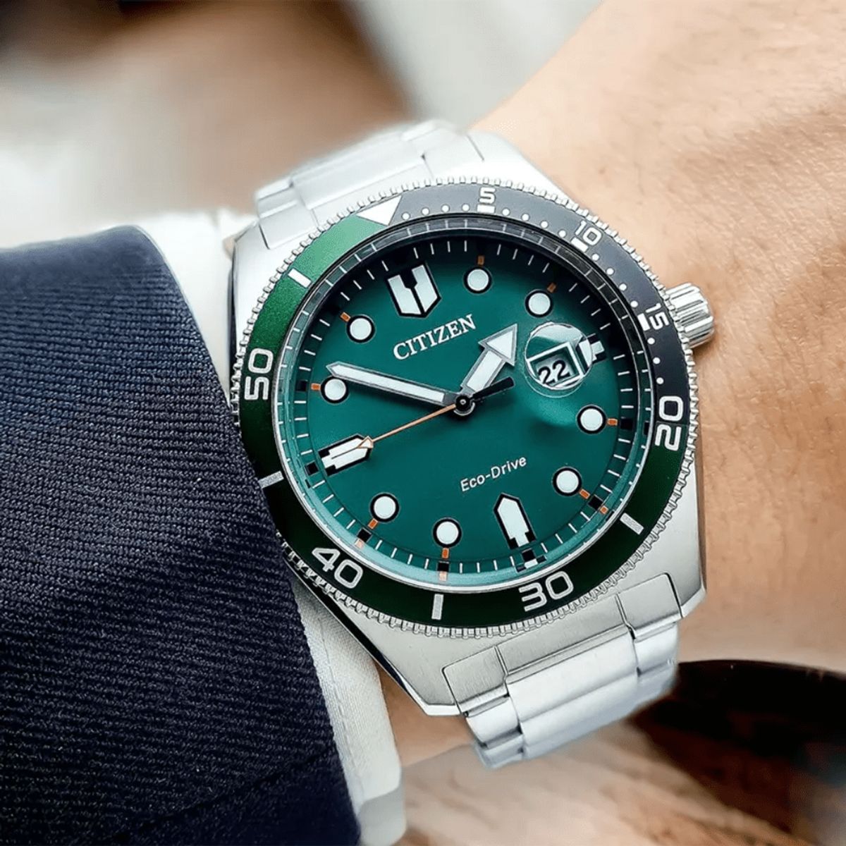 CITIZEN - RELOJ CITIZEN AW1768-80X ECO-DRIVE HOMBRE PLATEADO