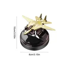 GENERICO - Ambientador Solar De Coche Difusor Aromaterapia Diseño Avión