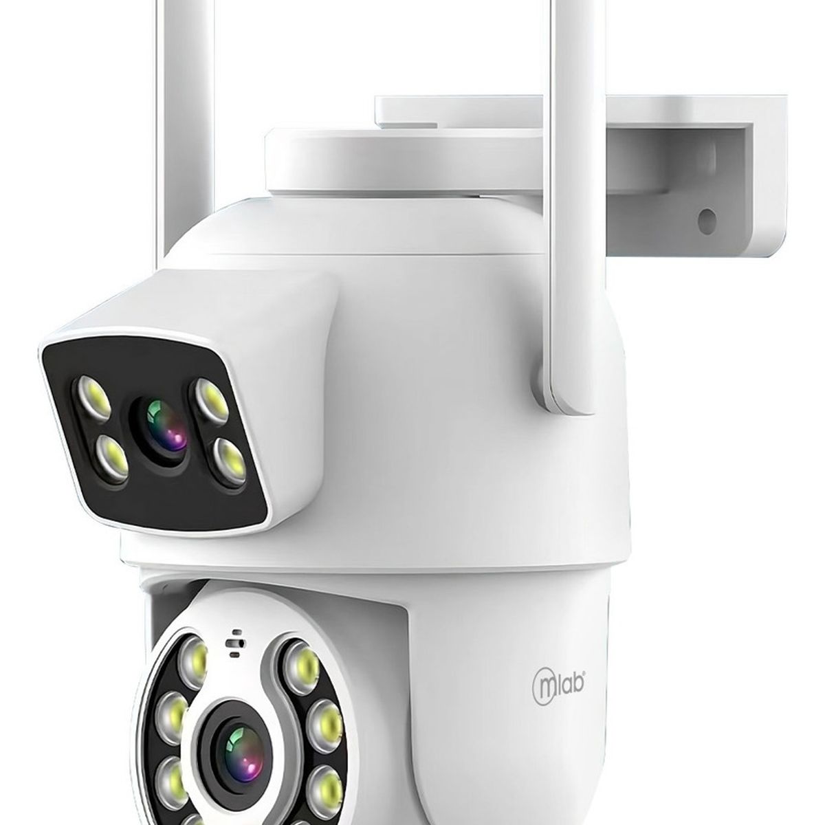 MLAB - Cámara Ip Head 2vision Dual Doble Lente 1080p Mlab 09419
