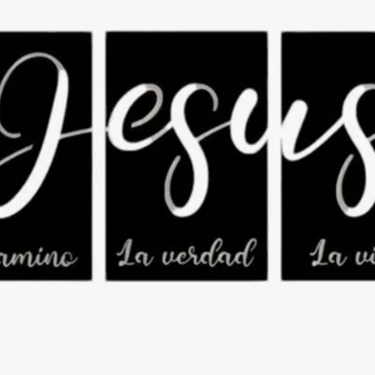 LOS REGALONES - Cuadros decorativo Jesus 40 x 30 de madera mdf