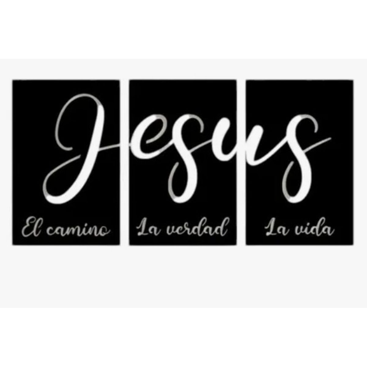 LOS REGALONES - Cuadros decorativo Jesus 40 x 30 de madera mdf