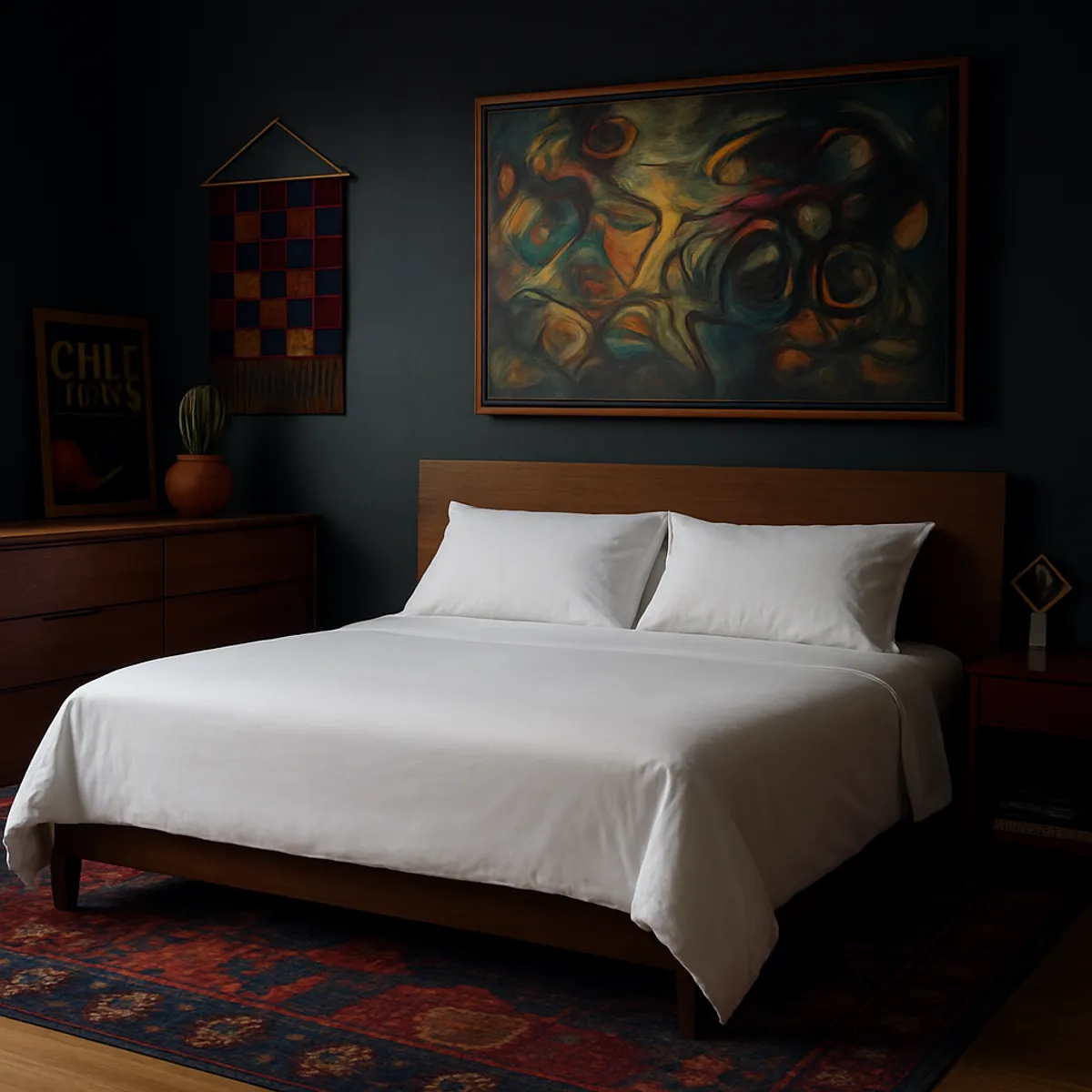 ARMONIA - Set de cama Nieve Super king 144 h Sin estampado