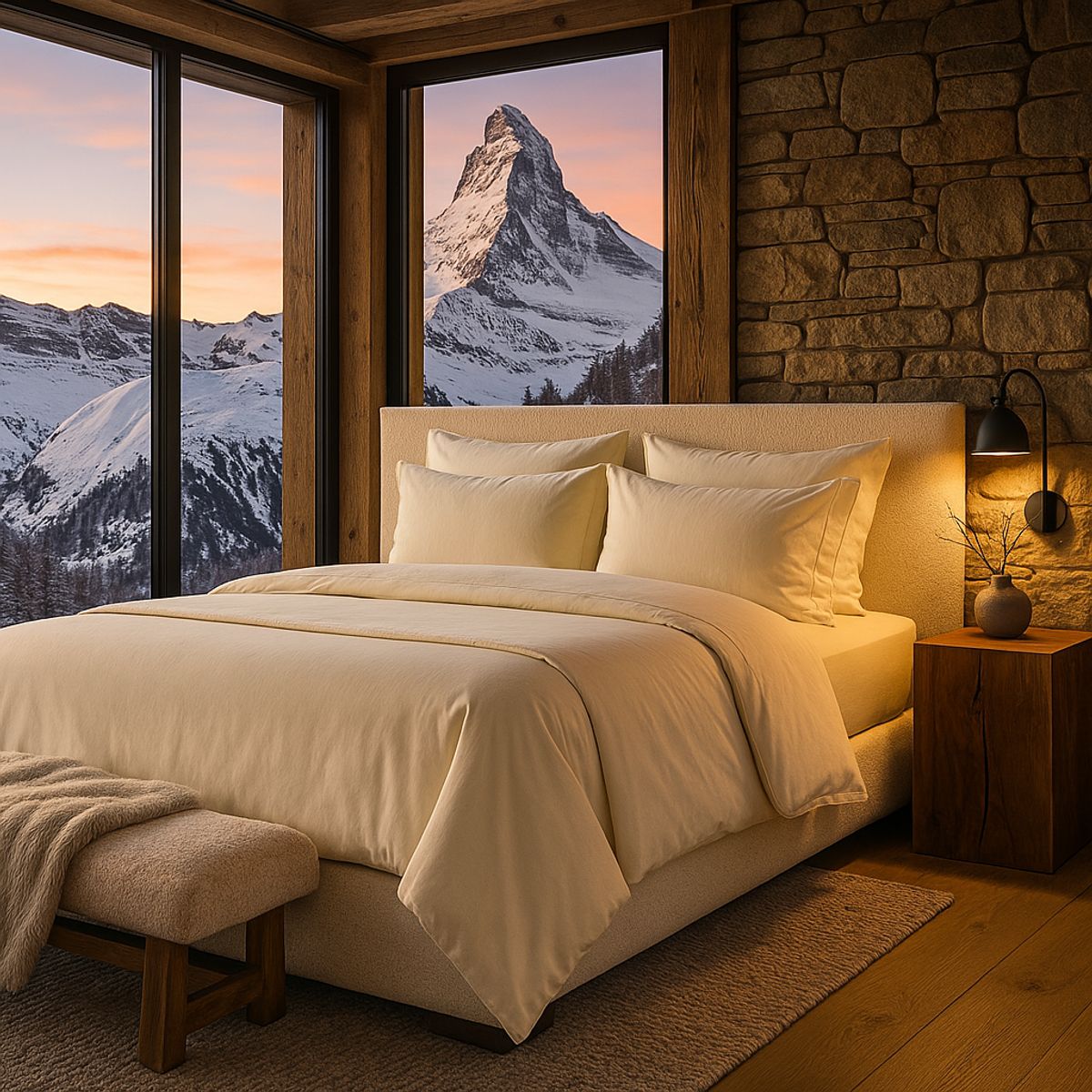 ARMONIA - Juego de Sábanas Signature 800 Hilos Amarillo Queen