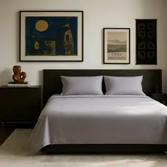 ARMONIA - Juego para cama Plomo Súper King 144 h Unicolor