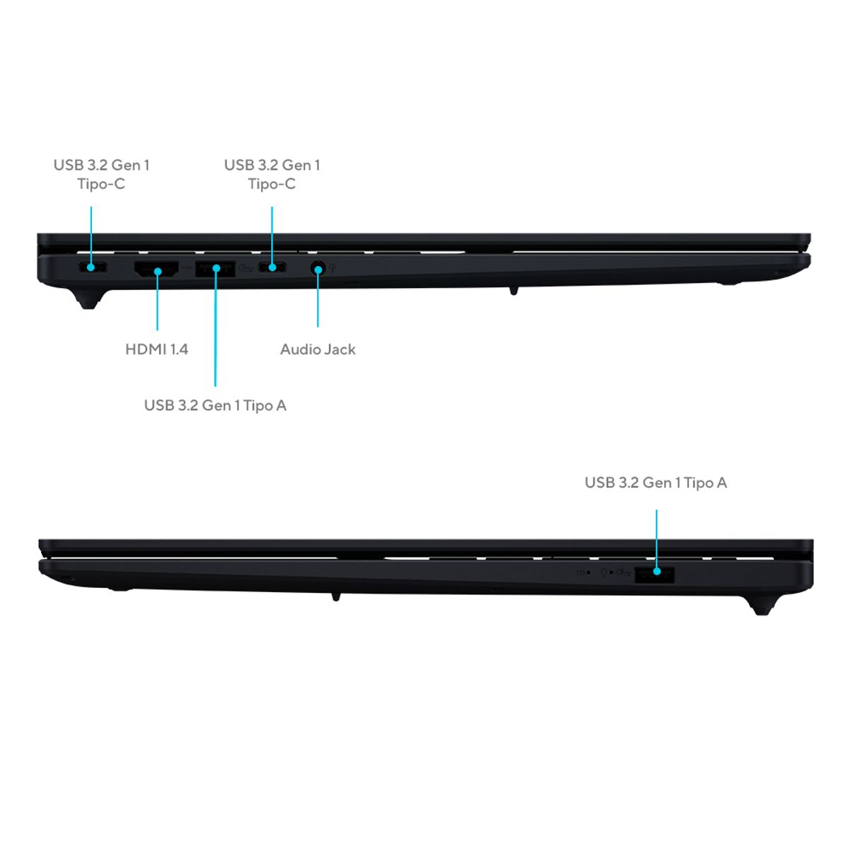 ASUS - Notebook ASUS Vivobook 16 X1607 Ultra 5 16gb RAM 512gb SSD 16"