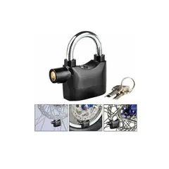 GENERICO - Candado Alarma 110 Db Alarma Lock Para Motos Bicicletas