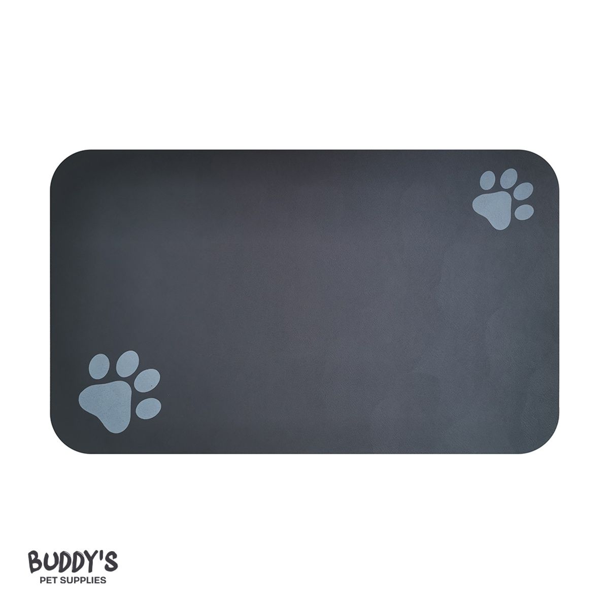 BUDDY'S PET SUPPLIES - Mat Para Platos Mascotas Absorbente Antideslizante