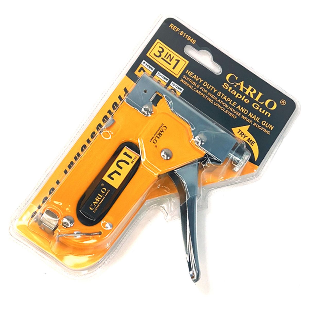 CARLOS I - Grapadora Corchetera Manual 3en1 Carlo 6000562