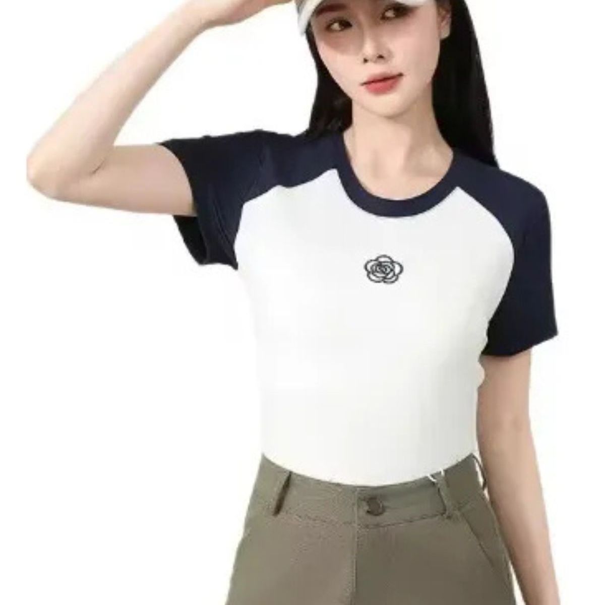 LOOK SHOP - Polera Mujer Juvenil Tipo Algodón Grueso. Tendencia 593