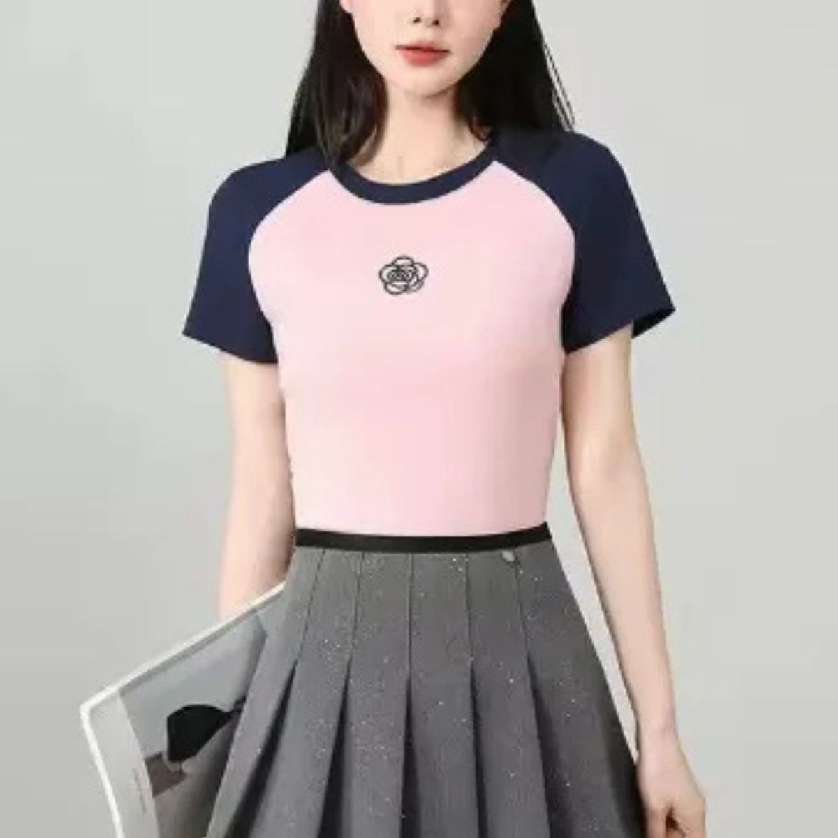 LOOK SHOP - Polera Mujer Juvenil Tipo Algodón Grueso. Tendencia 593