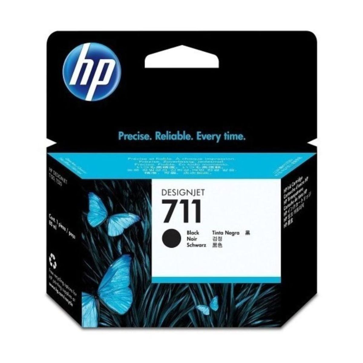 HP - HP Tinta 711 Negro 80ml CZ133A