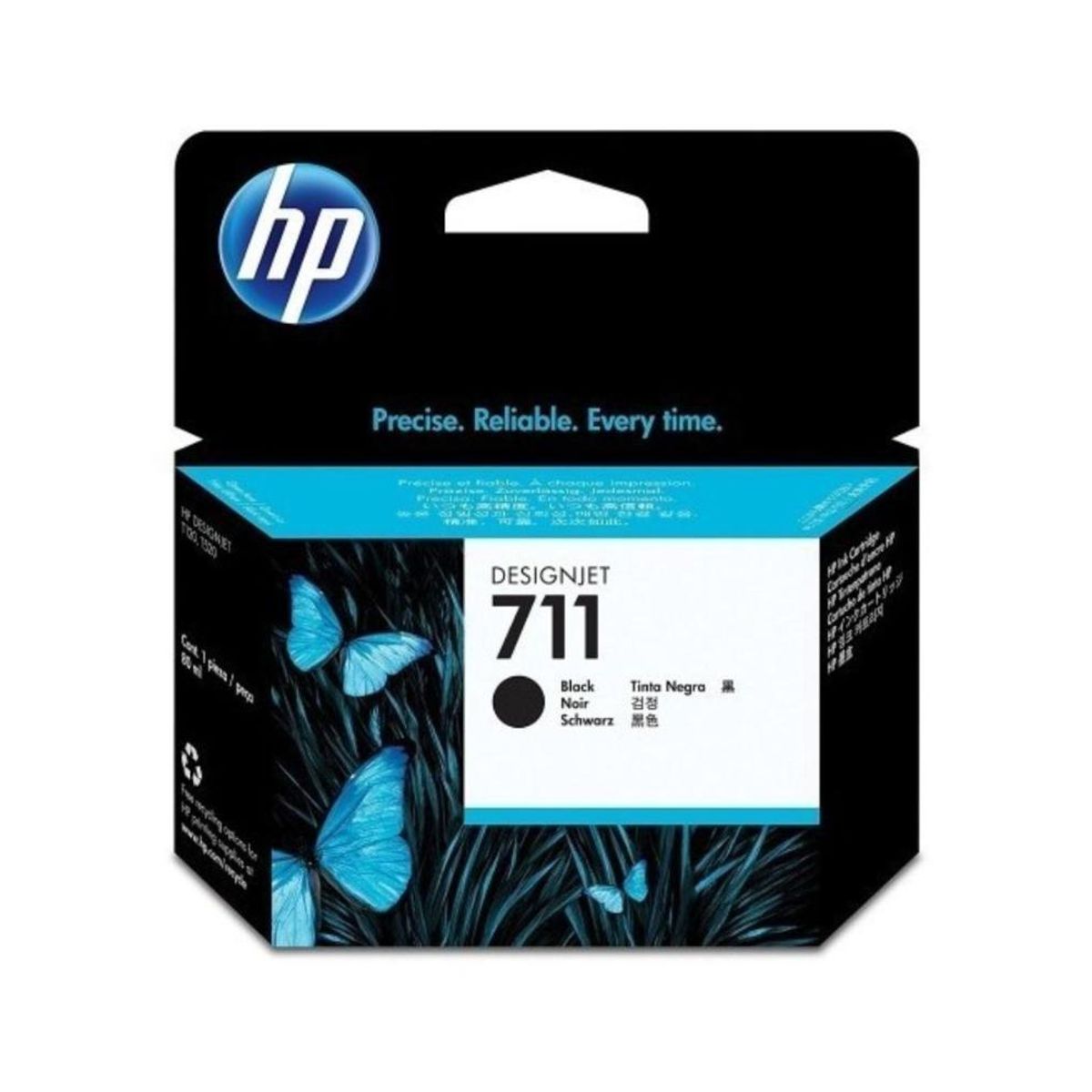 HP - HP Tinta 711 Negro 80ml CZ133A