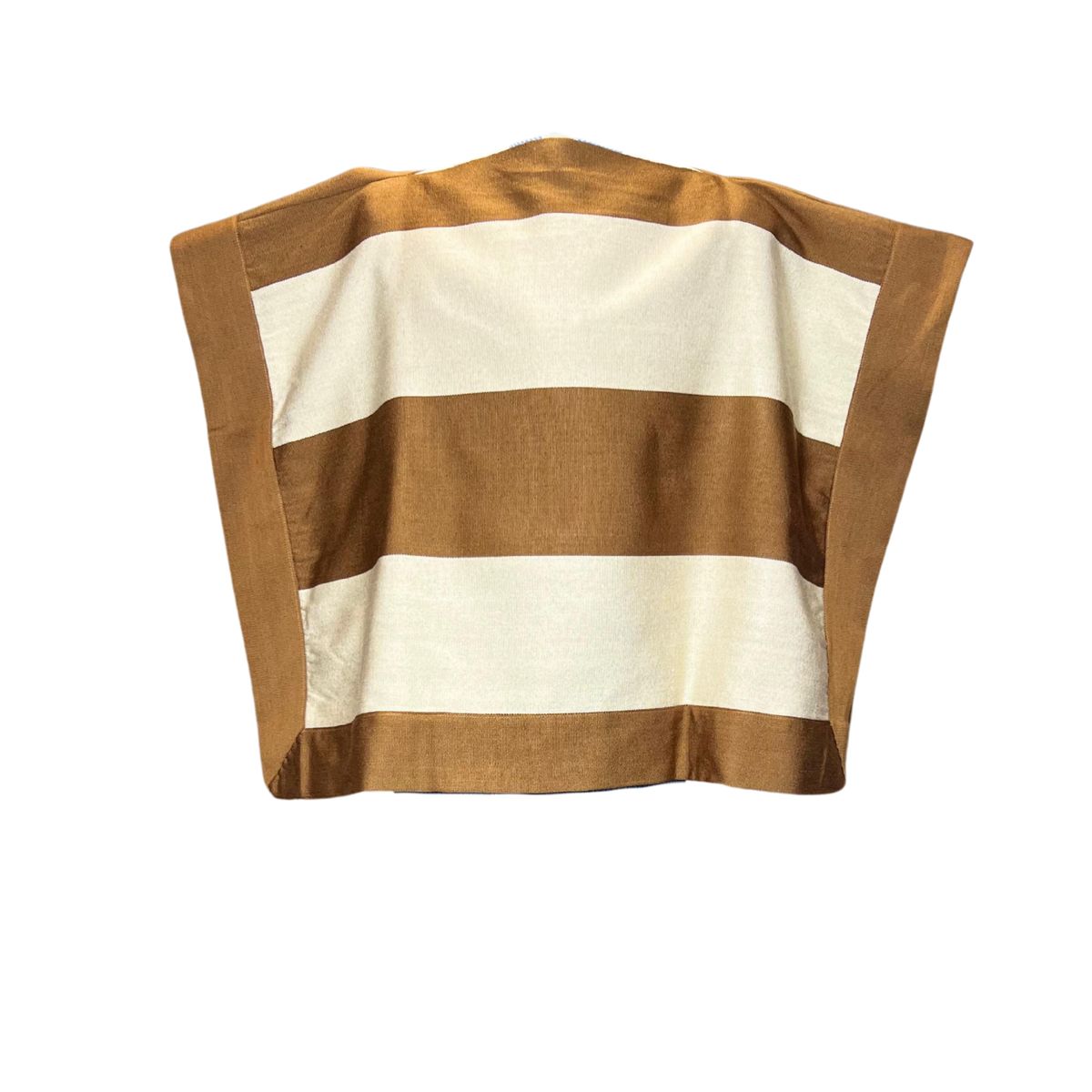 CORRALERO SASTRERIA - Manto huaso Lana nacional telar  café- beige