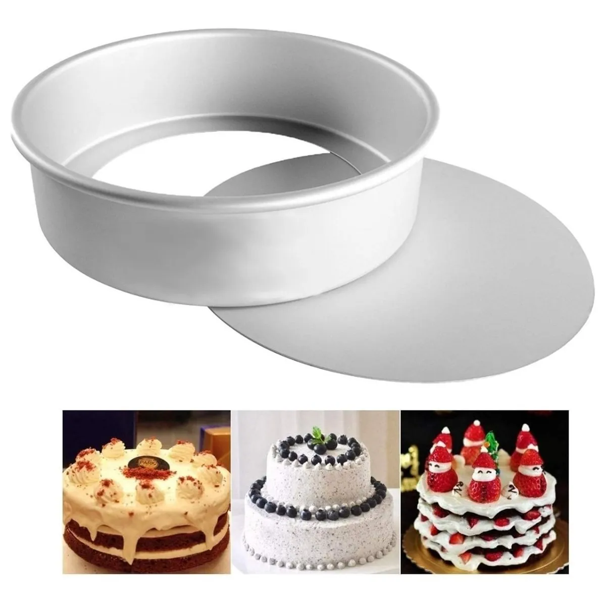 PASTELERIUSCL - Moldes De Aluminio Para Tortas Molde Desmontable Molde 30cm
