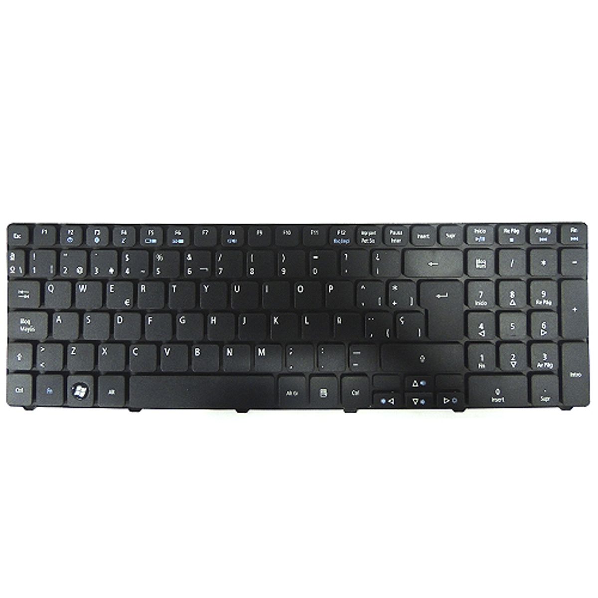 GENERICO - TECLADO ACER 5800TPBELL TK81 ESPAÑOL NEGRO