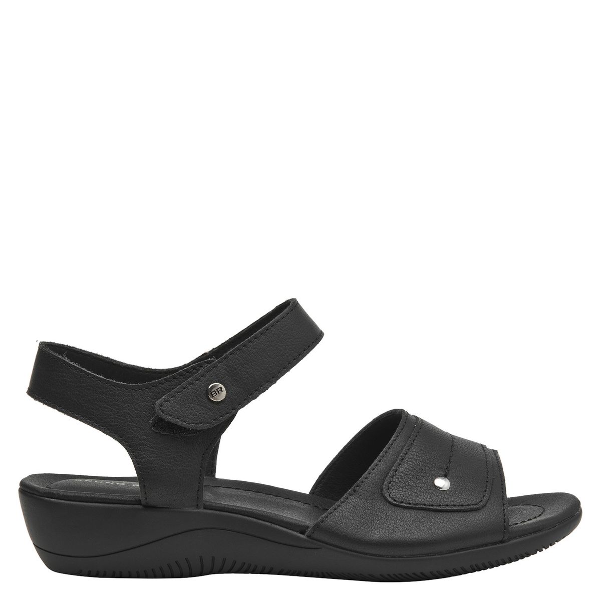 BRUNO ROSSI - Sandalia Mujer Casual Negro Bruno Rossi