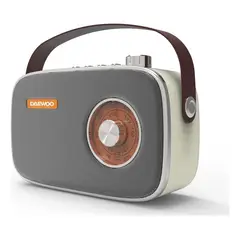 DAEWOO - Radio Retro Amfm Dos Bandas Di-ql01 Color Gris