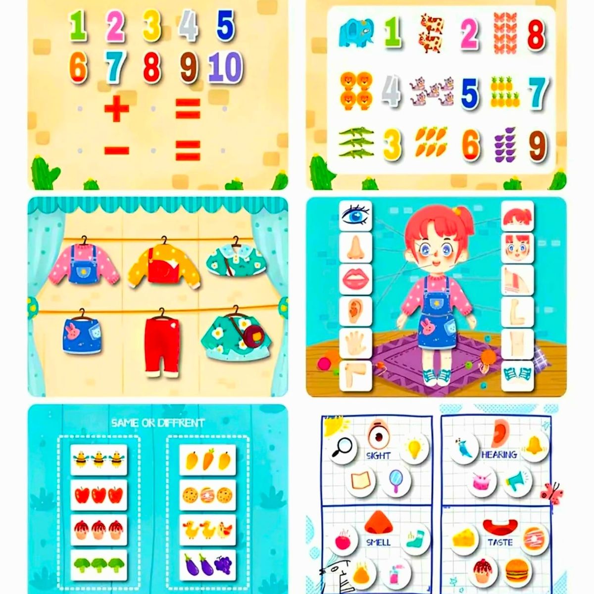 GENERICO - Juego Libro Ocupado De Aprendizaje Educativo  Para La Vida