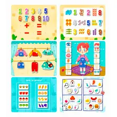 GENERICO - Juego Libro Ocupado De Aprendizaje Educativo Para La Vida