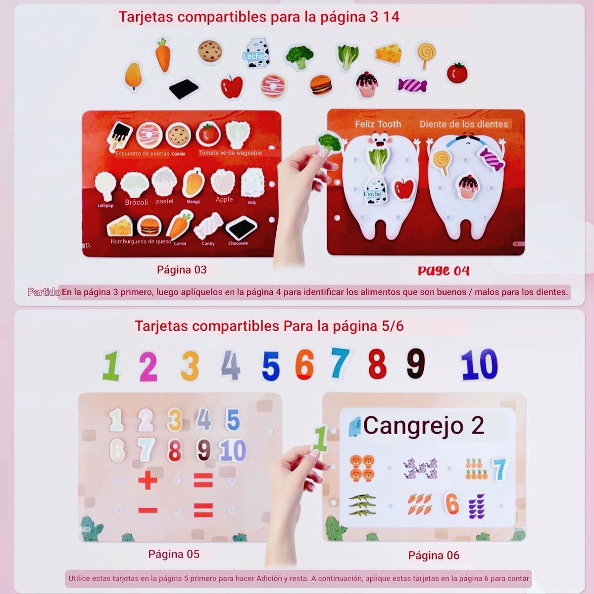 GENERICO - Juego Libro Ocupado De Aprendizaje Educativo  Para La Vida