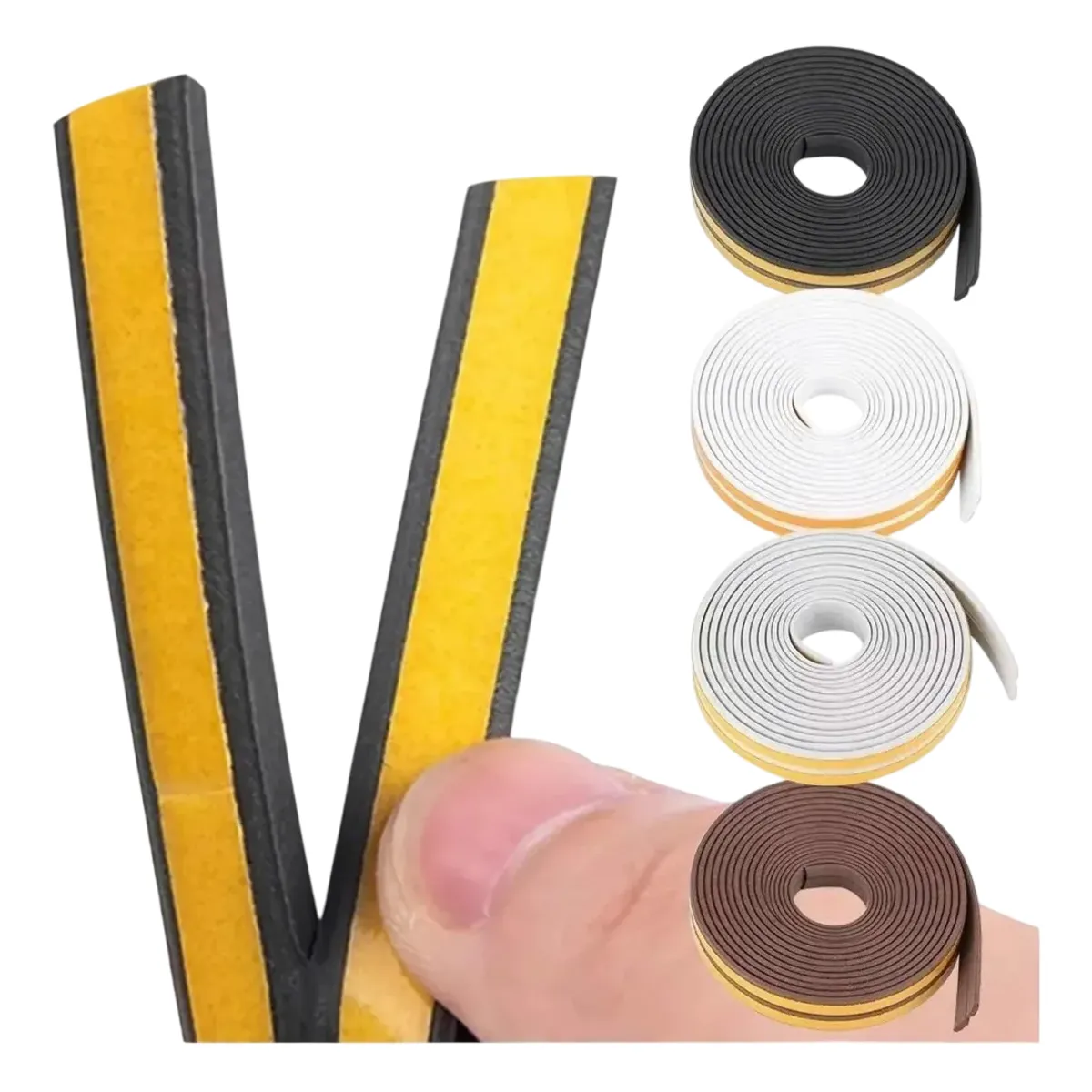 GENERICO - Burlete Tipo I Cinta Aislante Térmica Puerta Y Ventana 6mts