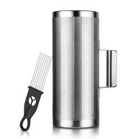 Guiro Metálico Abierto 12x5"" con Peine Epic 6145