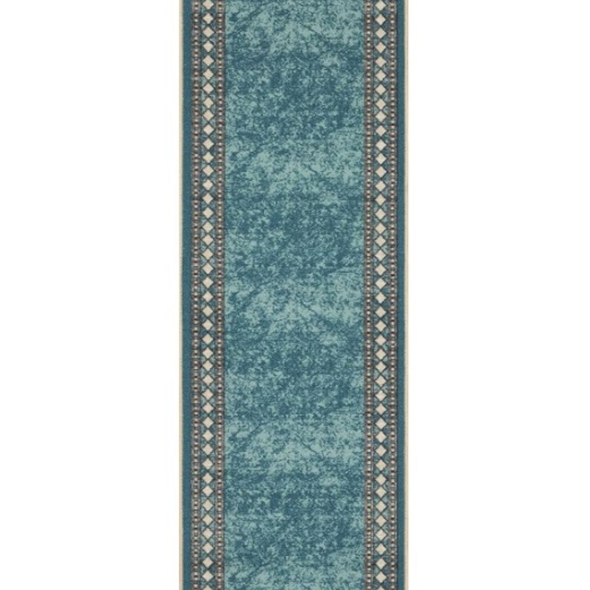 MROTTO - Alfombra Pasillo Celeste 70 cm x 2 metros ANTIDESLIZANTE Con Goma