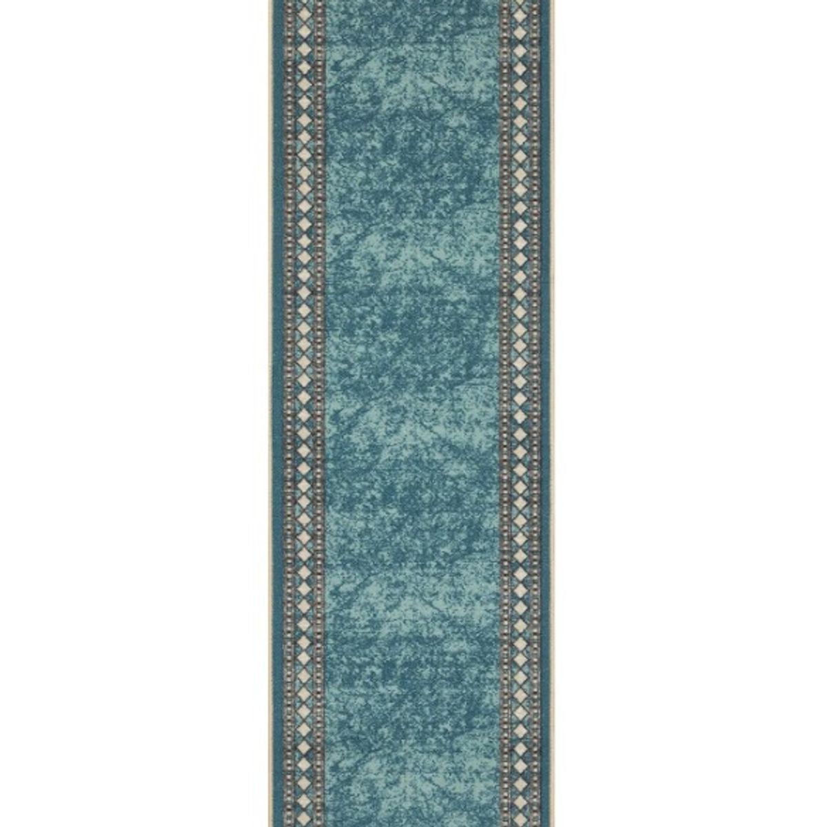 MROTTO - Alfombra Pasillo Celeste 70 cm x 2 metros ANTIDESLIZANTE Con Goma