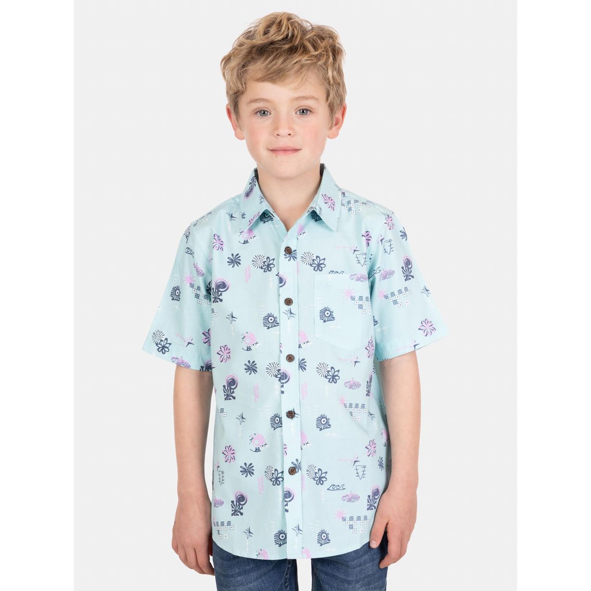 MAUI AND SONS - Camisa MC Survale Multicolor Infantil Maui And Sons - Multicolor