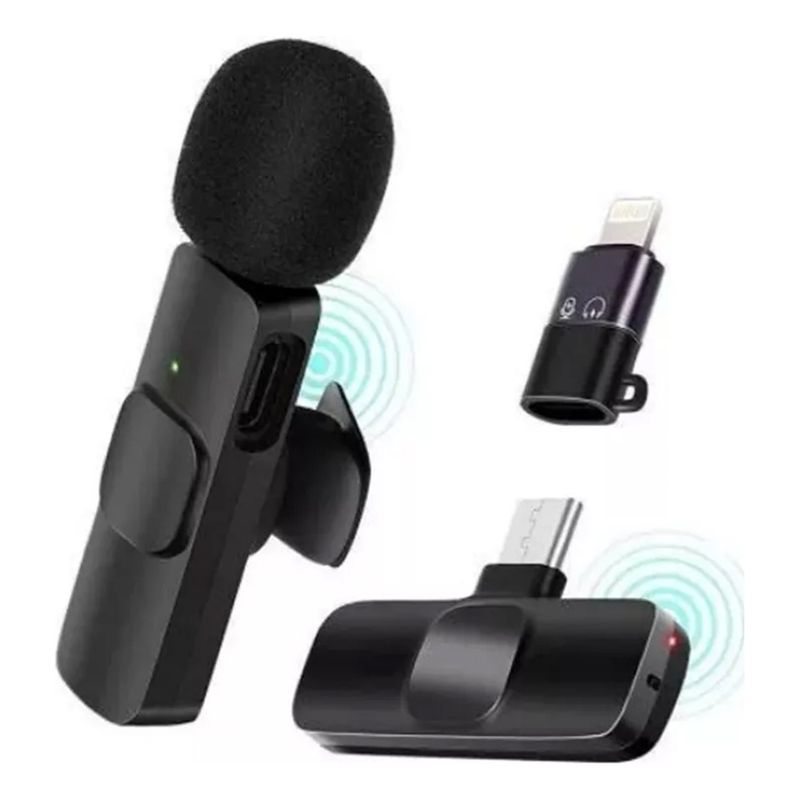 TECMASTER - Microfono Bluetooth Para iPhone Y Tipo-c Tecmaster Tm-300518