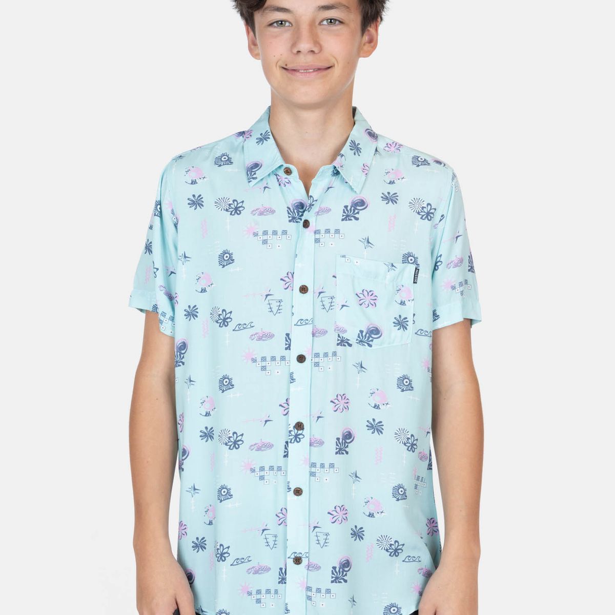MAUI AND SONS - Camisa MC Kahorun Multicolor Infantil Maui And Sons - Multicolor