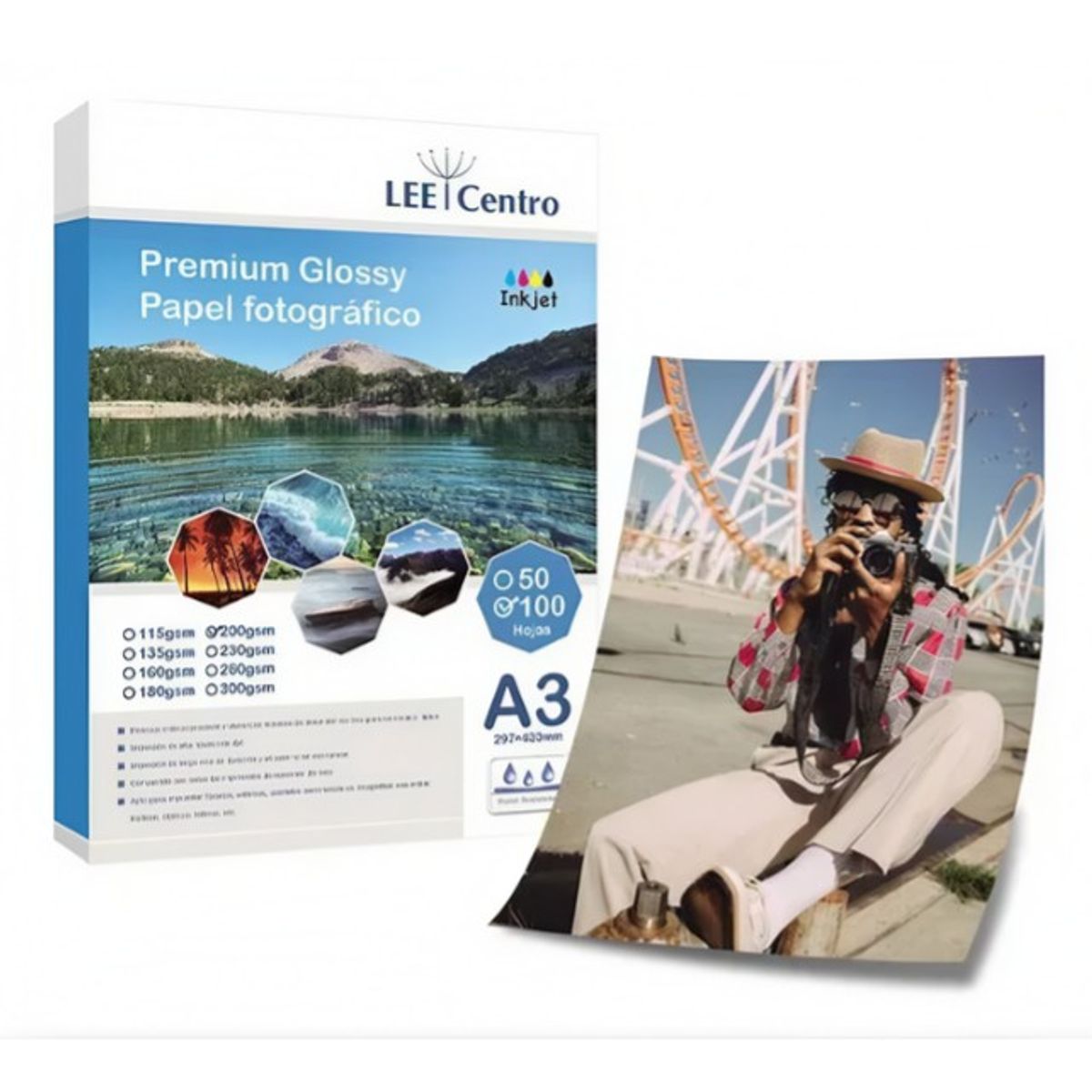 TODOK - Papel Fotográfico Glossy A3 230g