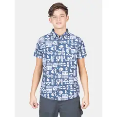 MAUI AND SONS - Camisa MC Ocevibe Multicolor Infantil - Multicolor