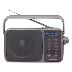 DAEWOO - Radio Portátil Bt 2banda Amfm Usb Negro Di-t220