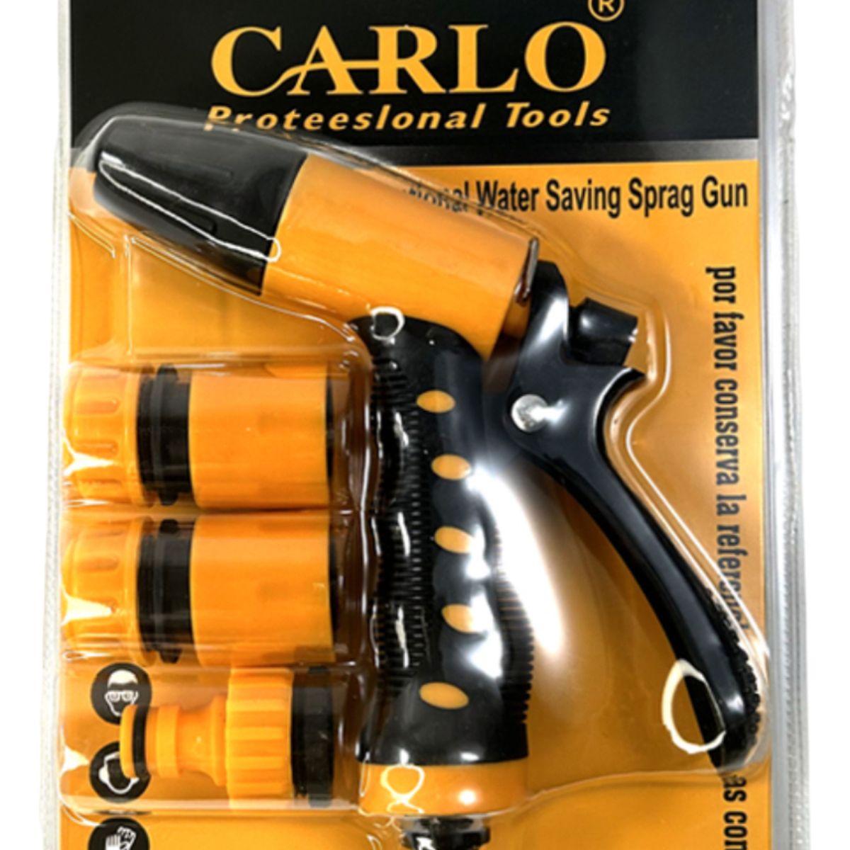 CARLOS I - Pistola Riego Jardin Adaptadores Alta Presión Carlo 6002236