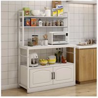 Mueble De Cocina Estantería Multifuncional 100x40x158cm