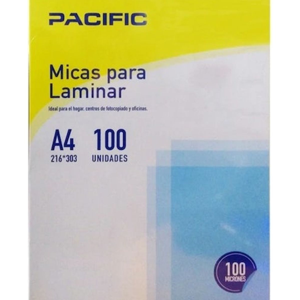 GENERICO - 100 Micas Laminas Para Termolaminar Tamaño A4 100 Micras