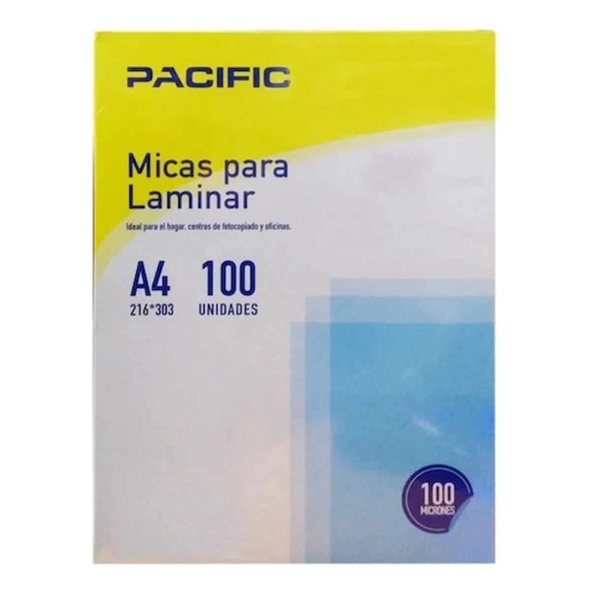 GENERICO - 100 Micas Laminas Para Termolaminar Tamaño A4 100 Micras