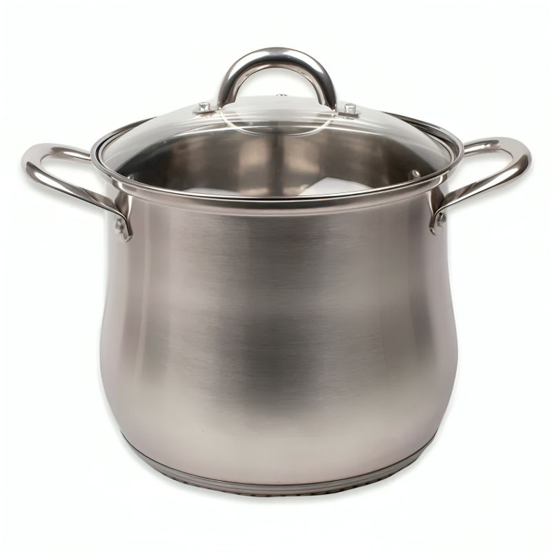 DORAL - Olla Acero 26 cm Tapa de Vidrio Kassel  Doral