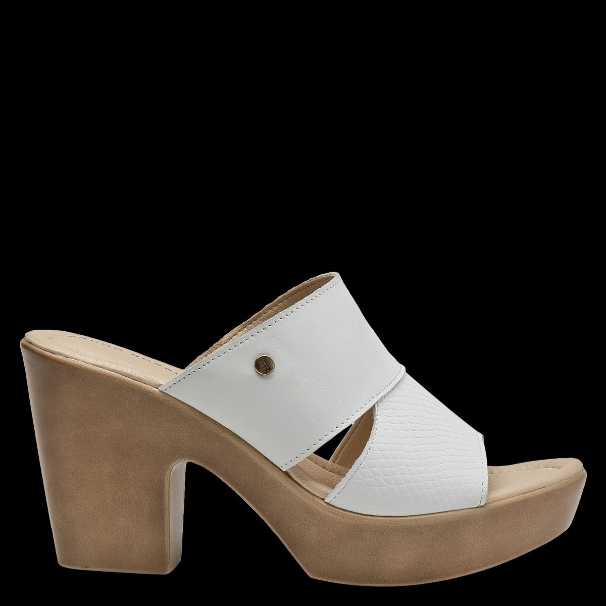 BRUNO ROSSI - Sandalia Mujer Casual Blanco