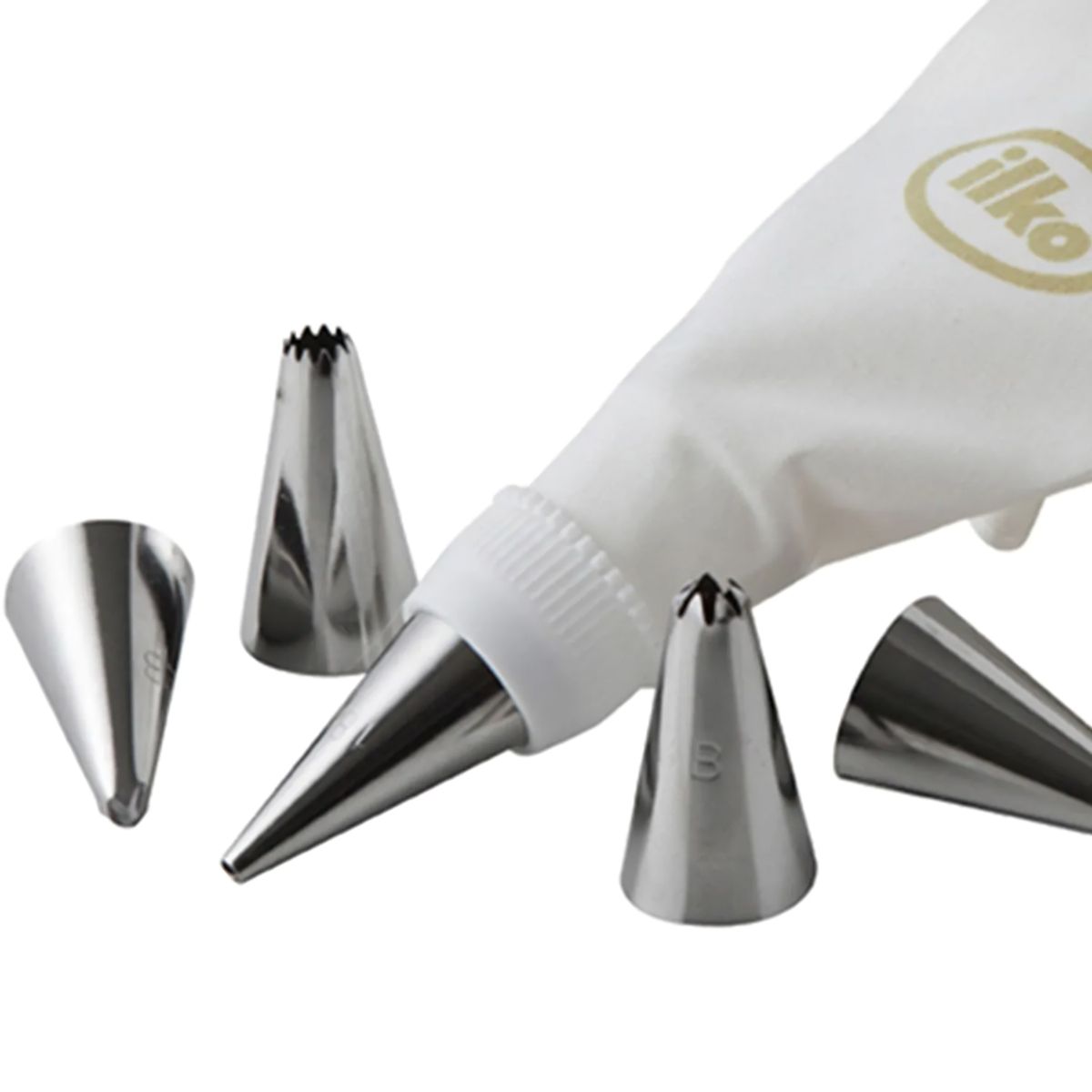 ILKO - Manga Repostera + Boquillas Pastry  Ilko + 5 boquillas