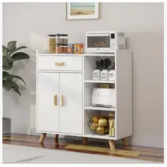 HOMER DESIGN - Aparador De Cocina Con Cajón Puertas Y Repisas Comoda